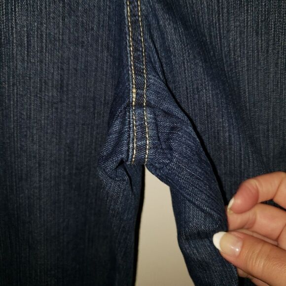 Gloria Vanderbilt Amanda Dark Wash Straight Leg Jeans size 10 - Picture 4 of 9